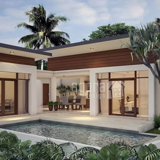 Karakter Desain Villa Bergaya Tropis di Bali