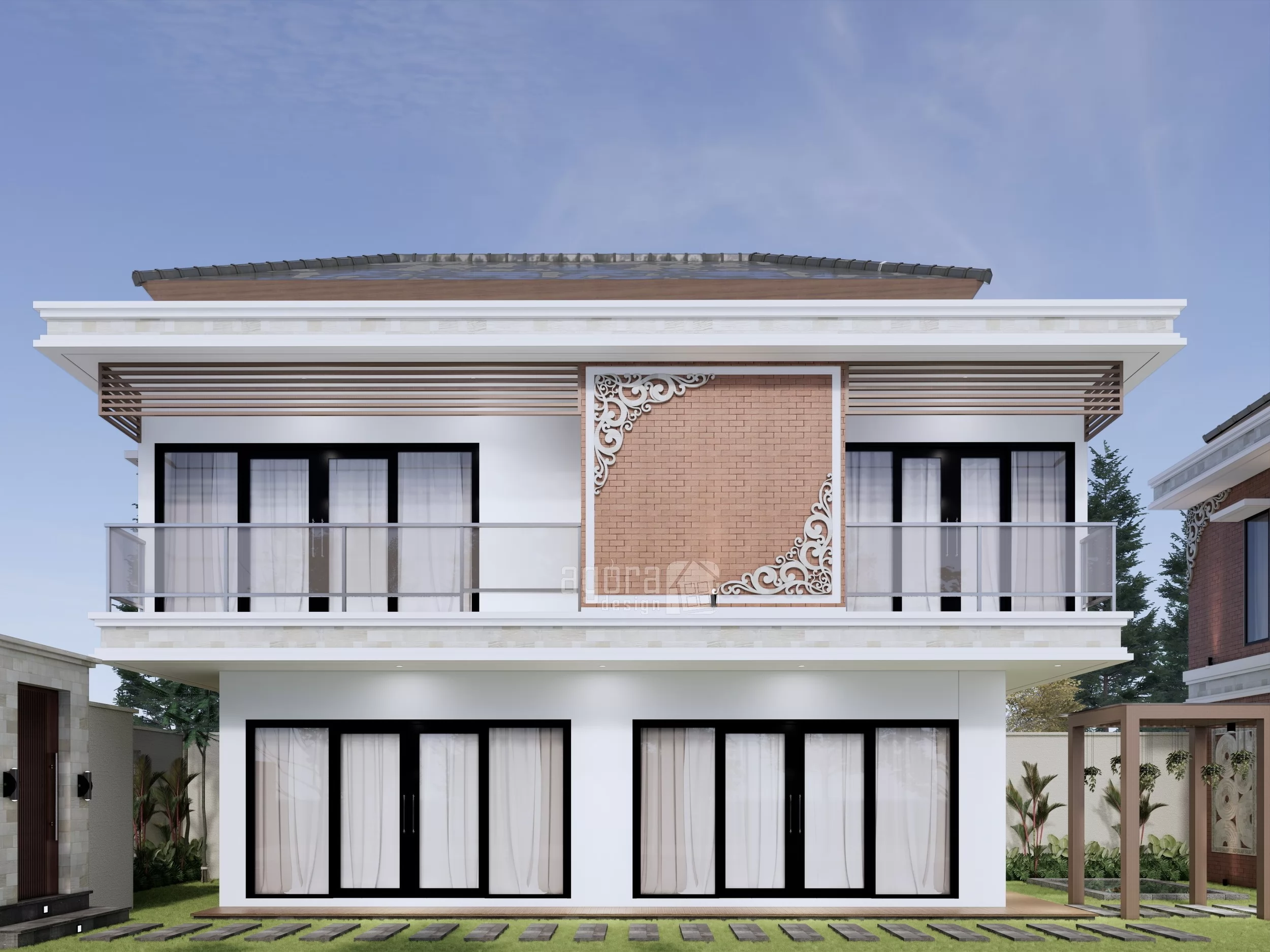 Desain Rumah Modern Bali 2 Lantai