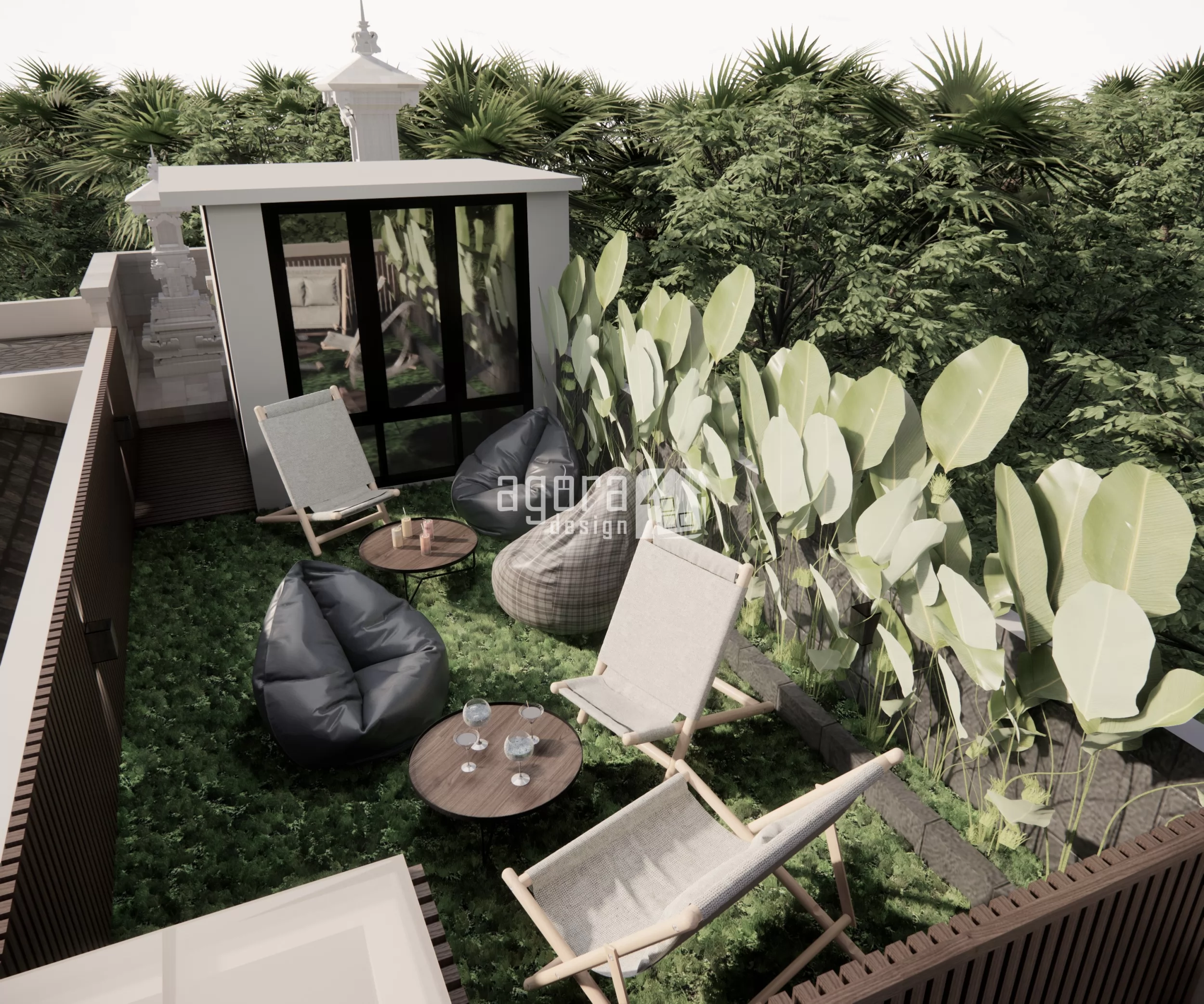 Desain Rumah dengan Mini Rooftop Jakarta