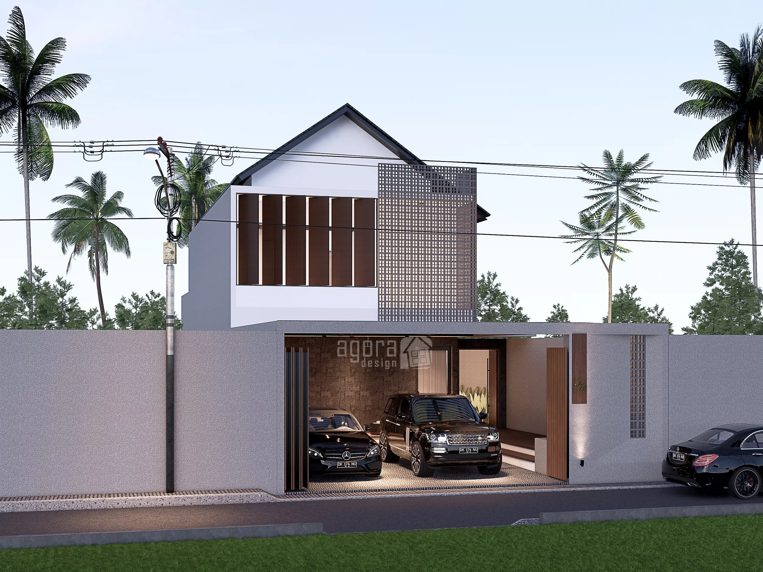 Desain Rumah 2 Lantai Modern Bali