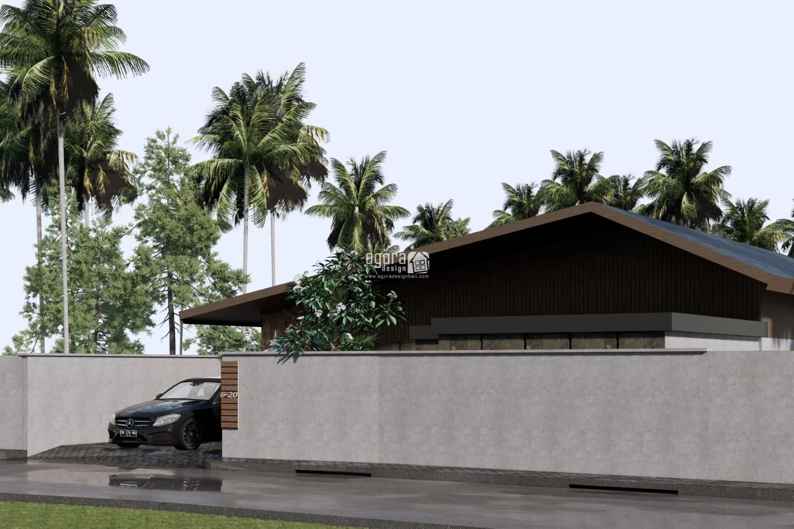 Desain Rumah Tropis Gianyar