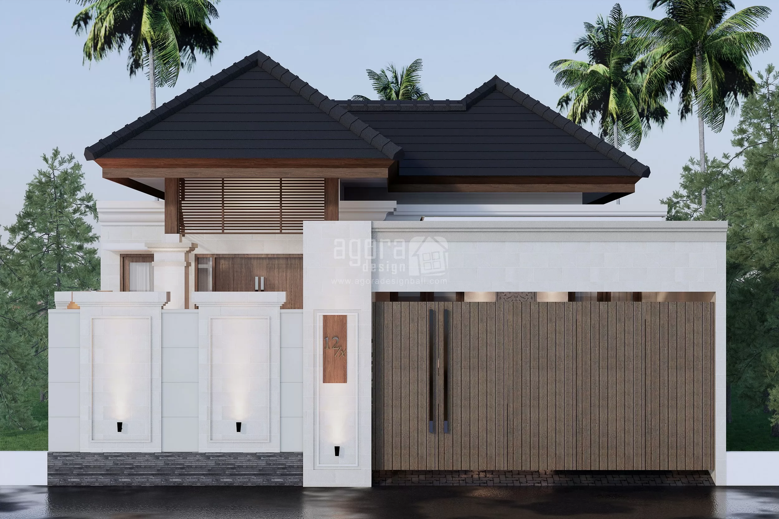 Desain Rumah Bali Modern Tropis