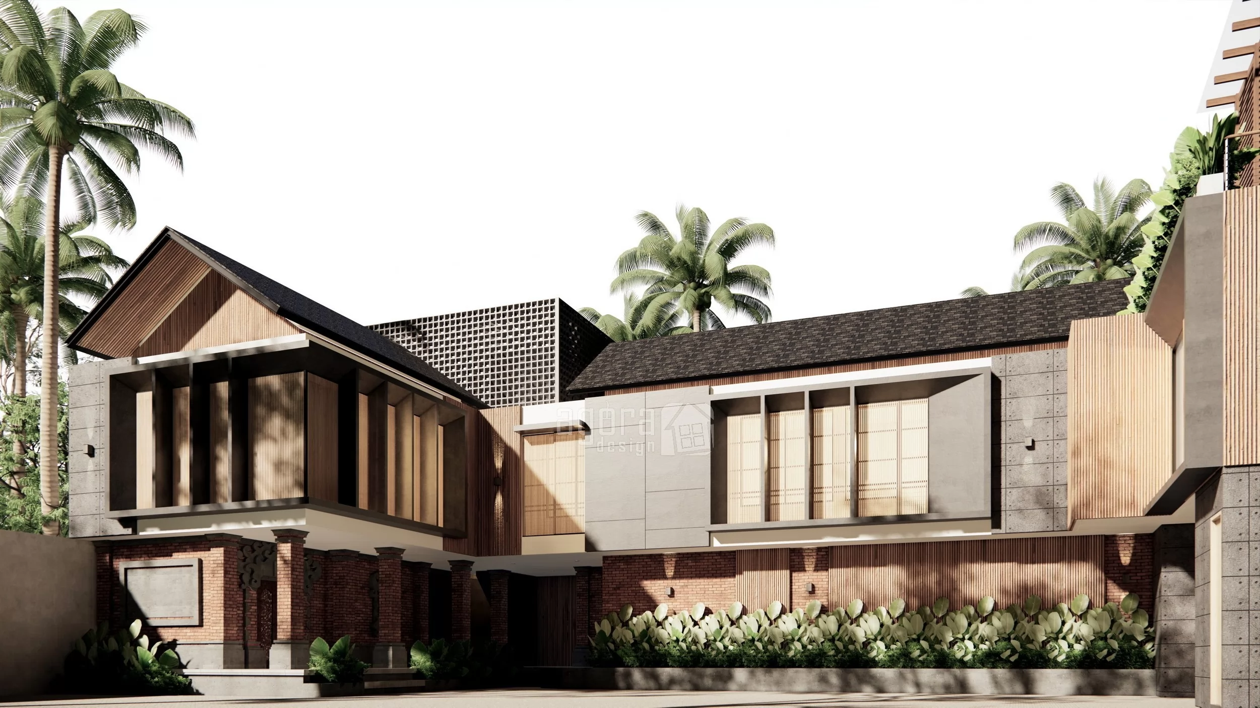 Desain Arsitek Rumah Ts House Ubud