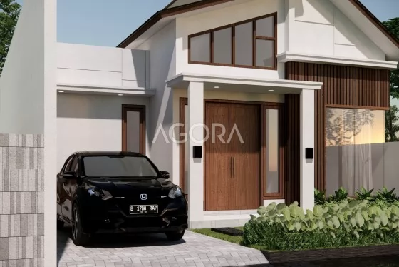 Rumah Modern Kontemporer 2 Kamar