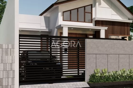 Rumah Modern Kontemporer 2 Kamar