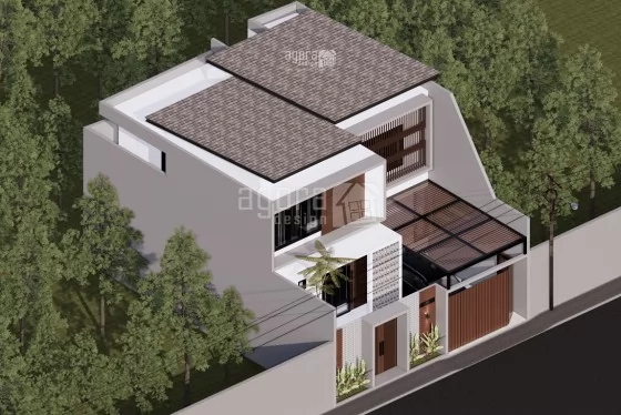 Rumah Modern Minimalis Isometric A