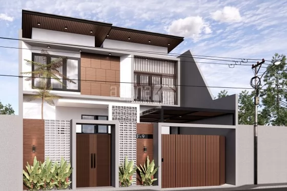 Rumah Modern Exterior Depan