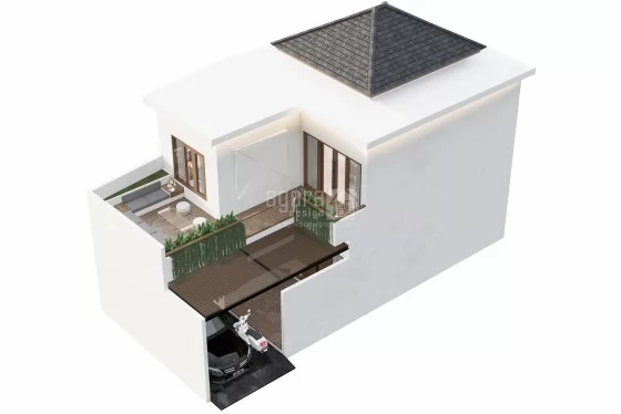 Desain Rumah Lantai 2 Minimalis Tropis