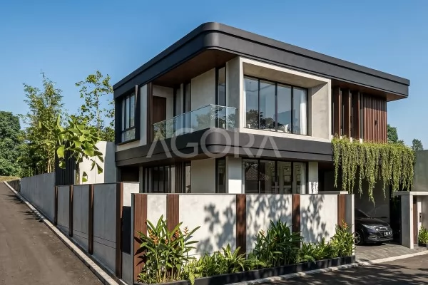 Desain Arsitek Rumah CEO Konsultan Hukum Modern Tropical