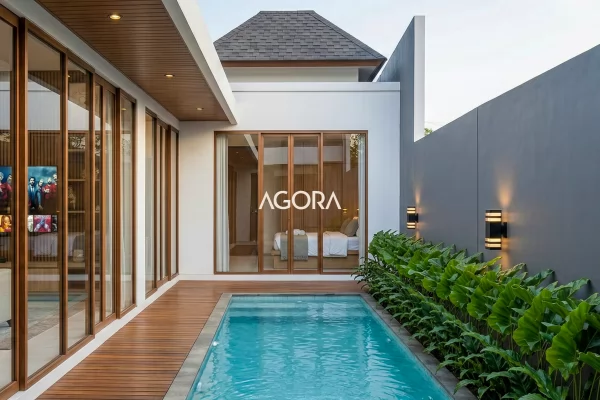 Desain Arsitek Villa Modern Tropis Kecil Tapi Estetis