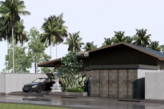 Desain Rumah Tropis 1 Lantai