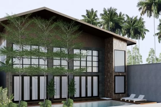 Desain Rumah Tropis 3 Kamar