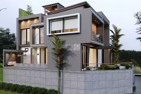 Desain Rumah Modern Perspektif