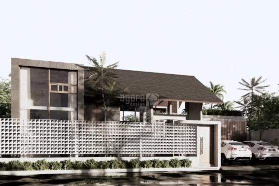 Desain Eko-arsitektur Rumah 2 Lantai Jimbaran Bali