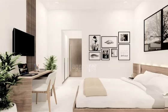 Desain Interior Kamar Kostan Tipe 1