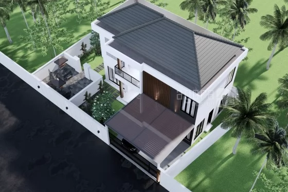 Rumah Bali Modern Minimalis Lantai 2