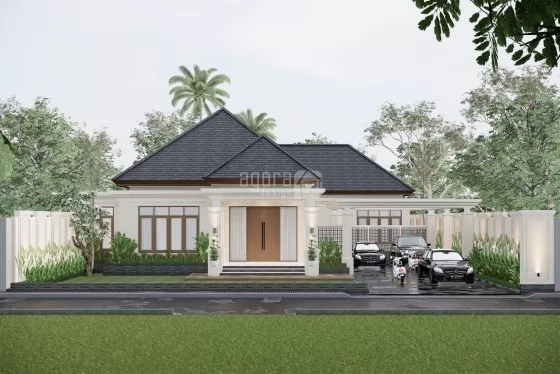 Desain Rumah Tropis 6 Kamar 1 Lantai