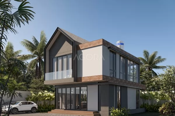 Rumah 2 Lantai Bergaya Scandinavian 3 Bedroom