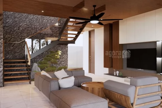 Desain Interior Villa Modern Lantai 1