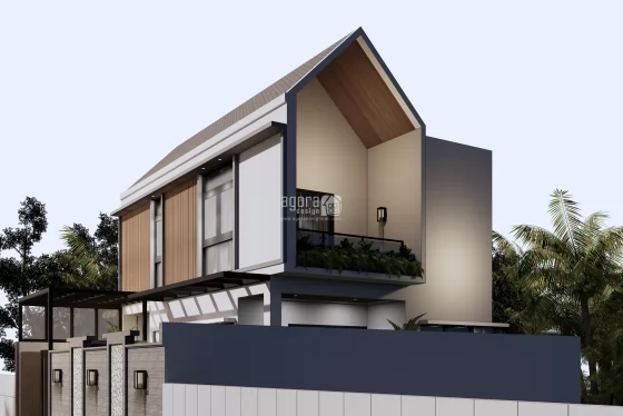 Desain Rumah Modern Kontemporer 2 Lantai Enrekang Sulawesi Selatan
