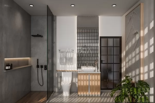 Interior Rumah 2 Lantai Tropis