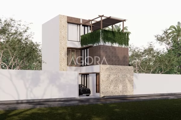 Desain Villa Modern Tropis 2 Kamar Tidur Sanur Bali