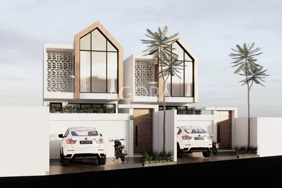 Desain Villa Modern Scandinavian 2 Lantai 2 Kamar Ungasan Bali