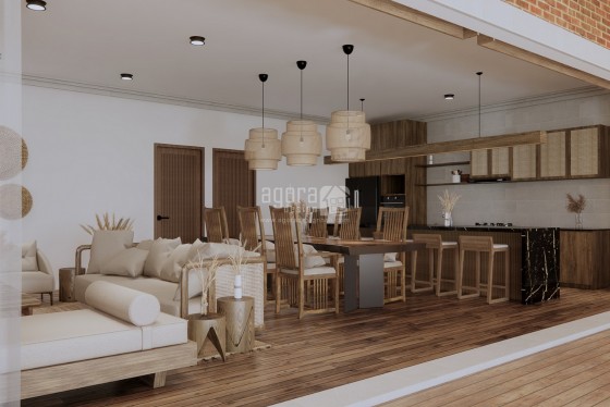 Desain Living, DIning Kitchen Villa